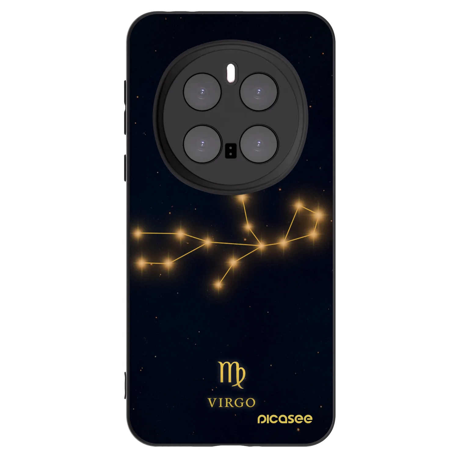 Picasee Μαύρη θήκη σιλικόνης για Honor Magic7 Pro 5G - VIRGO