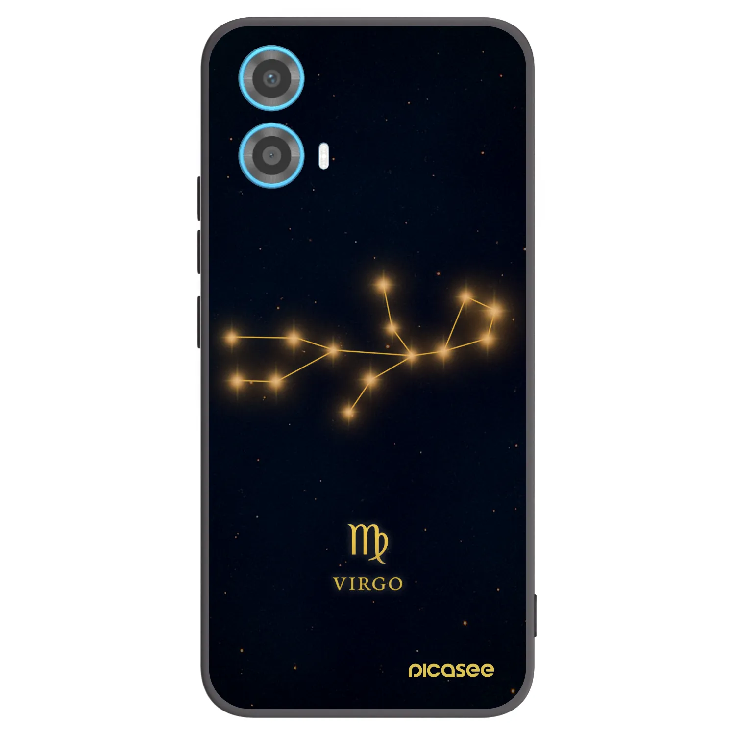 Picasee Μαύρη θήκη σιλικόνης για Motorola Moto G34 5G - VIRGO