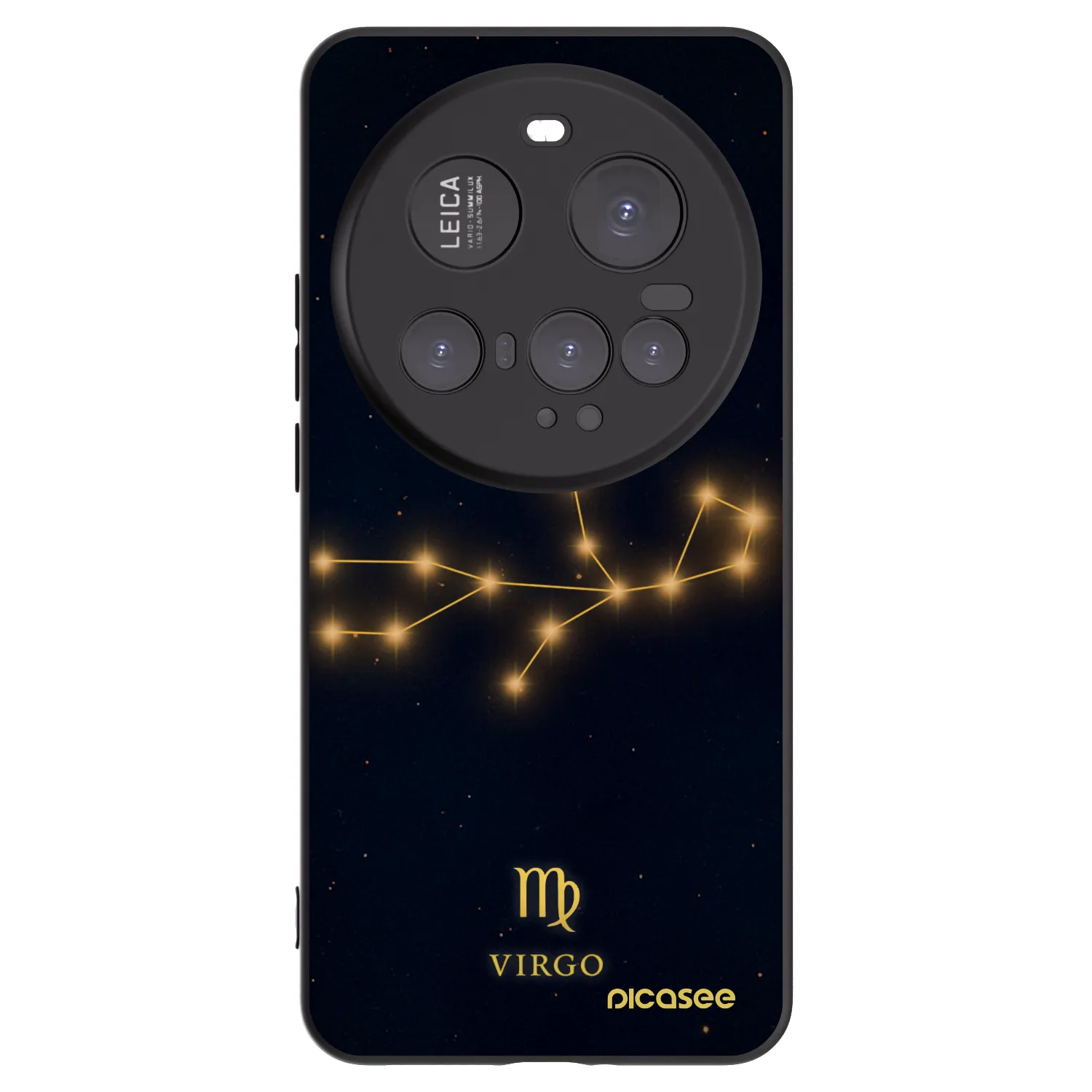 Picasee Μαύρη θήκη σιλικόνης για Xiaomi 15 Ultra - VIRGO