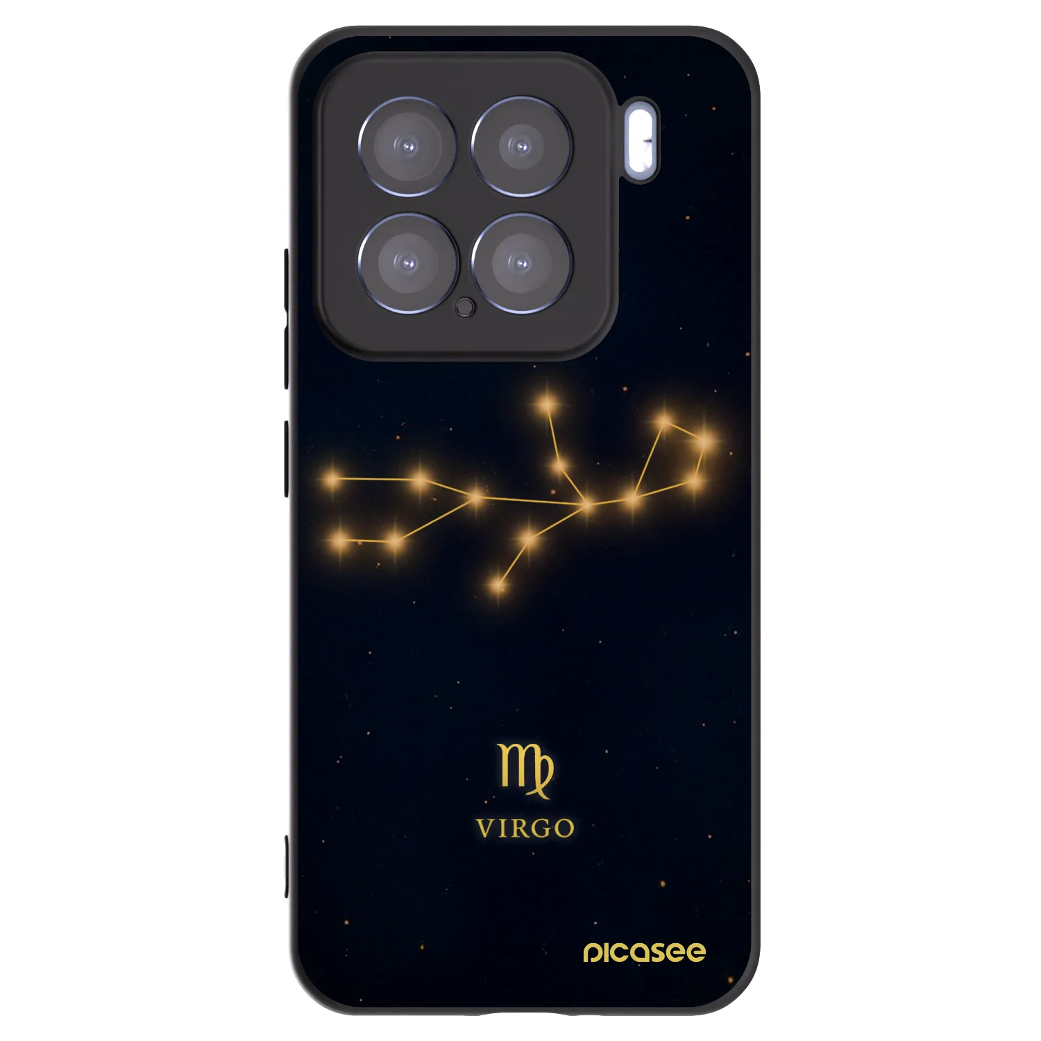 Picasee Μαύρη θήκη σιλικόνης για Xiaomi 15 - VIRGO