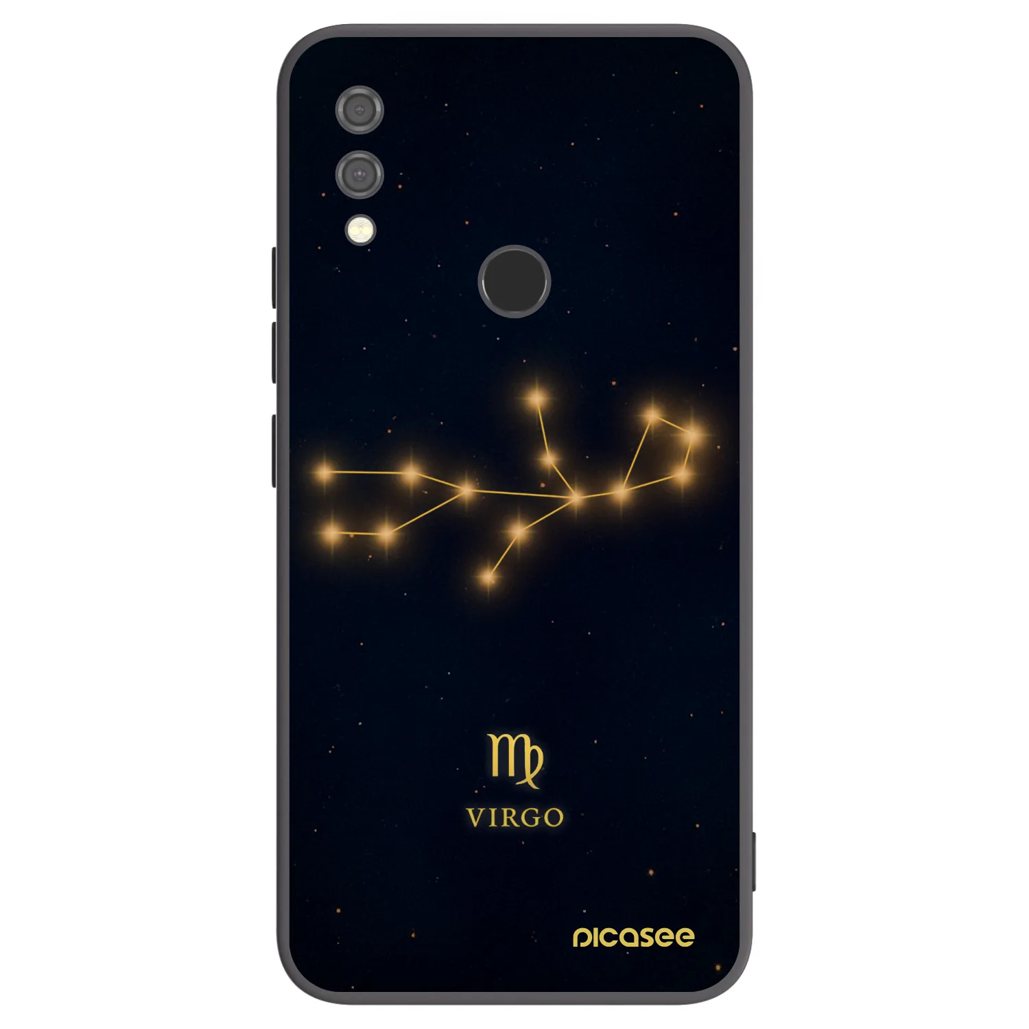 Picasee Μαύρη θήκη σιλικόνης για Xiaomi Redmi Note 7 - VIRGO
