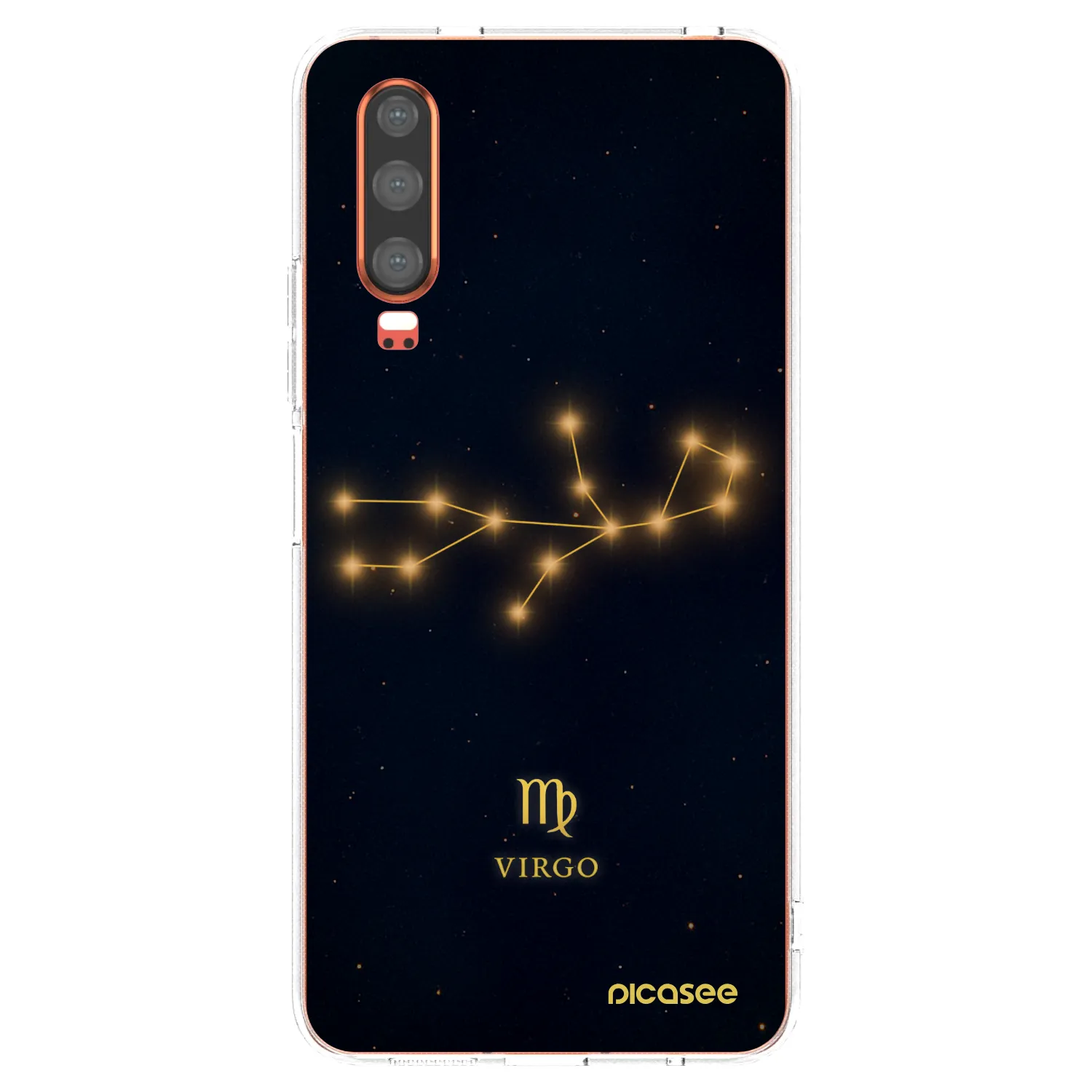 Picasee διαφανής θήκη σιλικόνης Huawei P30 - VIRGO