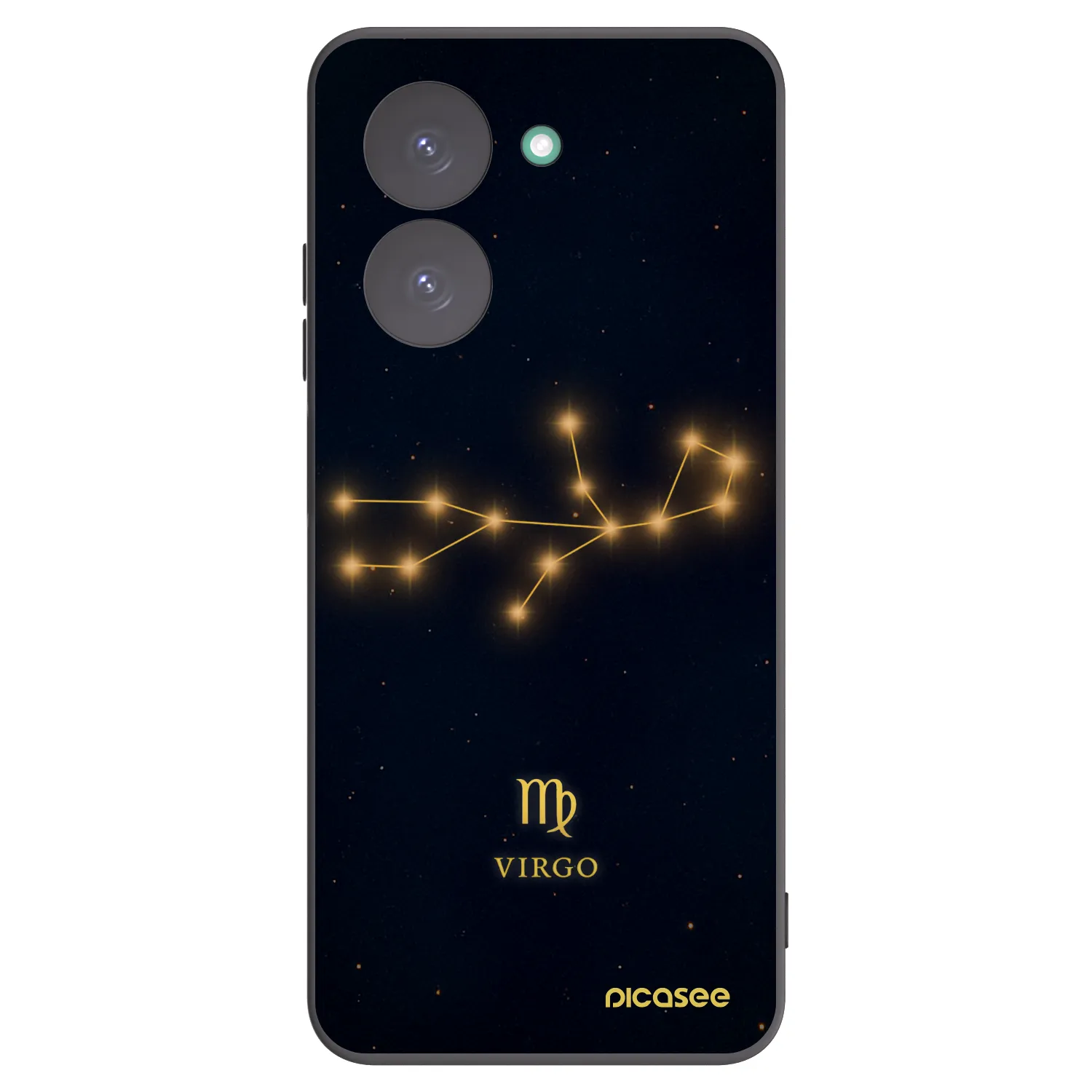 Picasee Μαύρη θήκη σιλικόνης για Xiaomi Redmi A5 - VIRGO