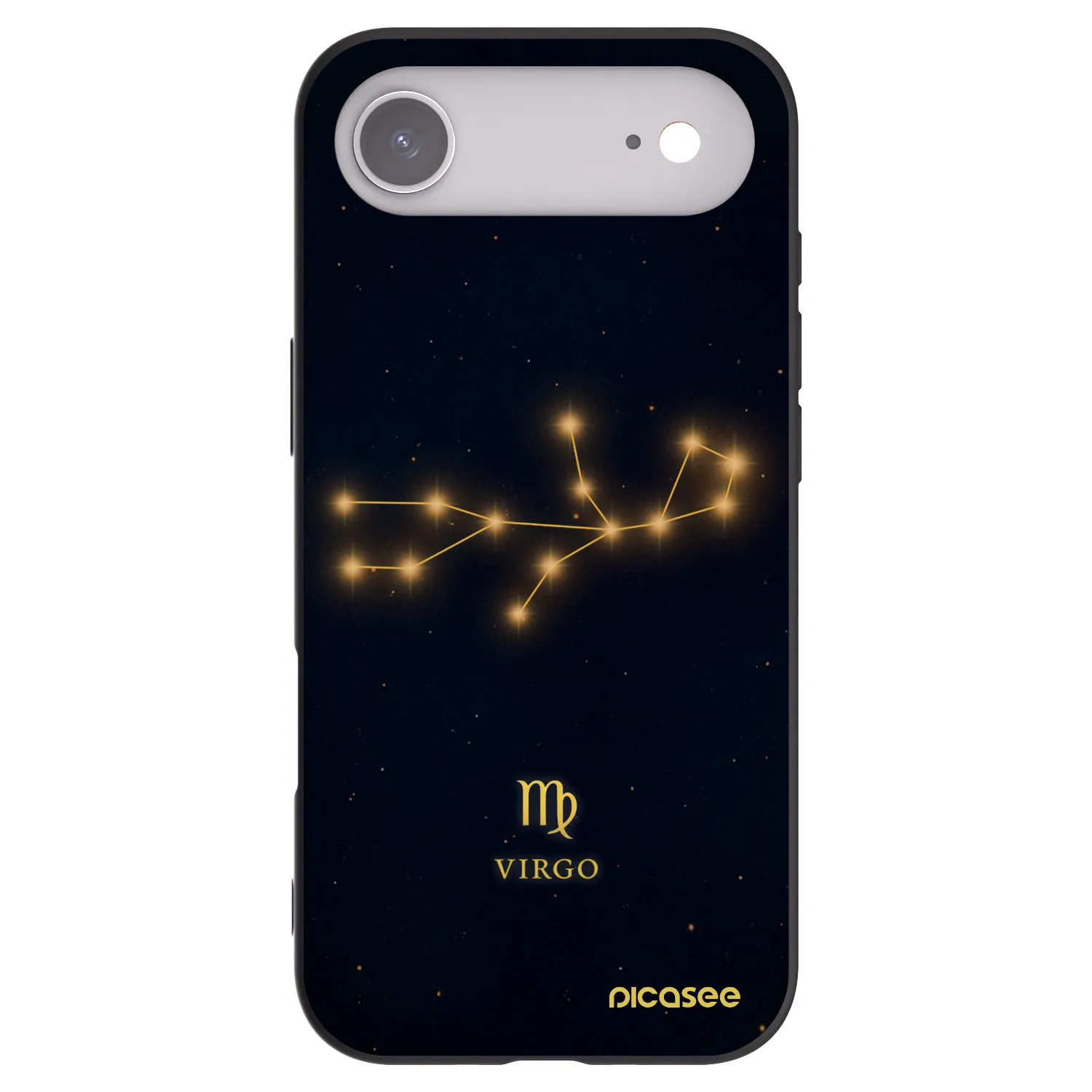 Picasee Μαύρη θήκη σιλικόνης για Apple iPhone Air - VIRGO