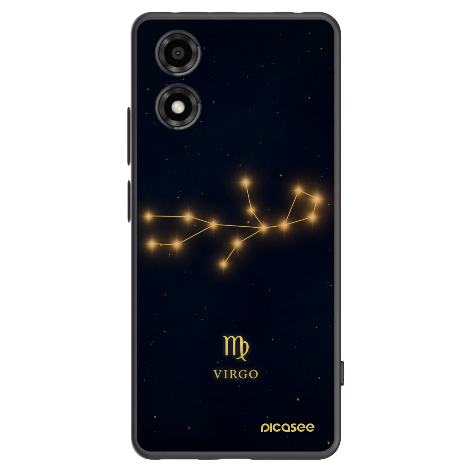 Picasee Μαύρη θήκη σιλικόνης για Motorola Moto E14 - VIRGO