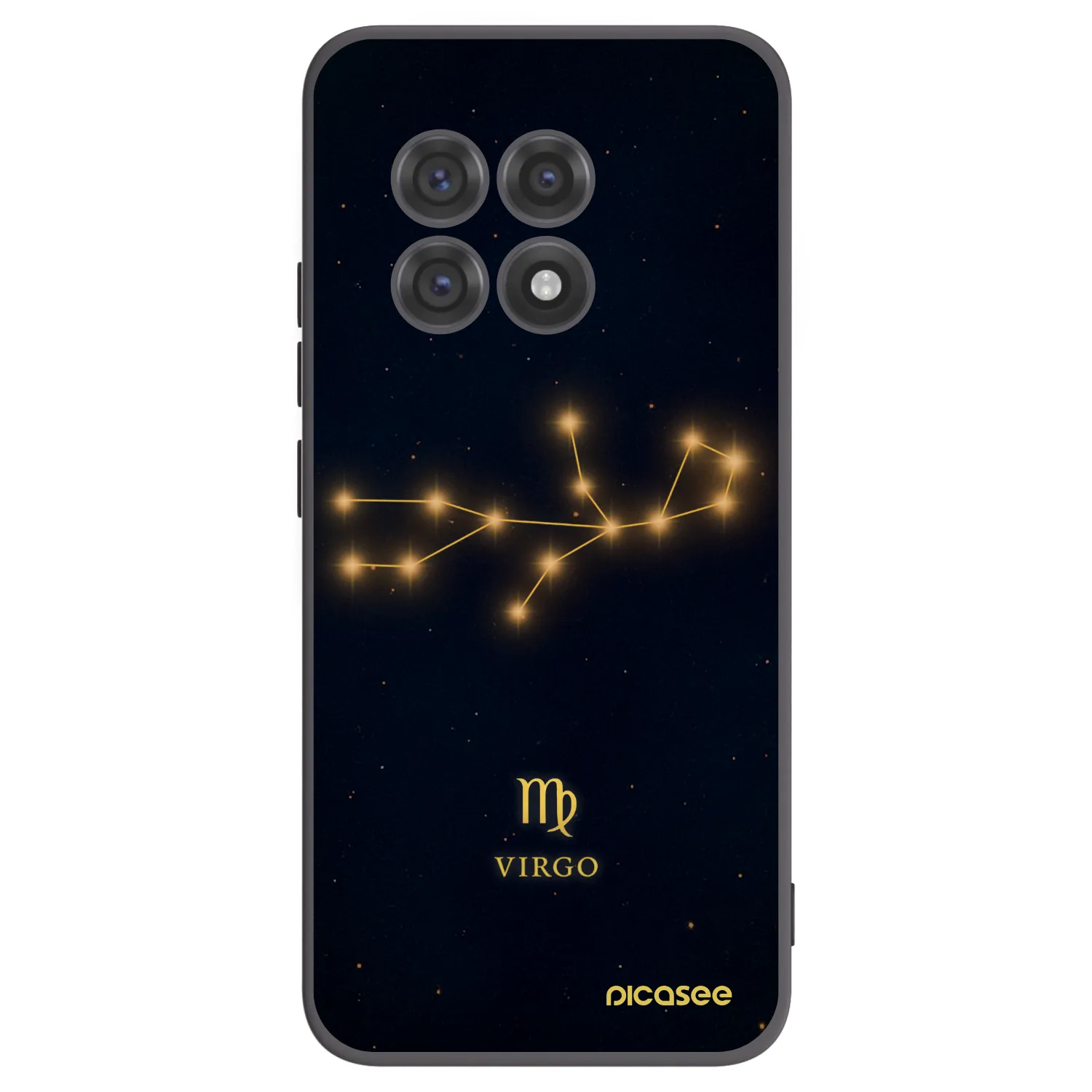 Picasee Μαύρη θήκη σιλικόνης για OnePlus 13R 5G - VIRGO