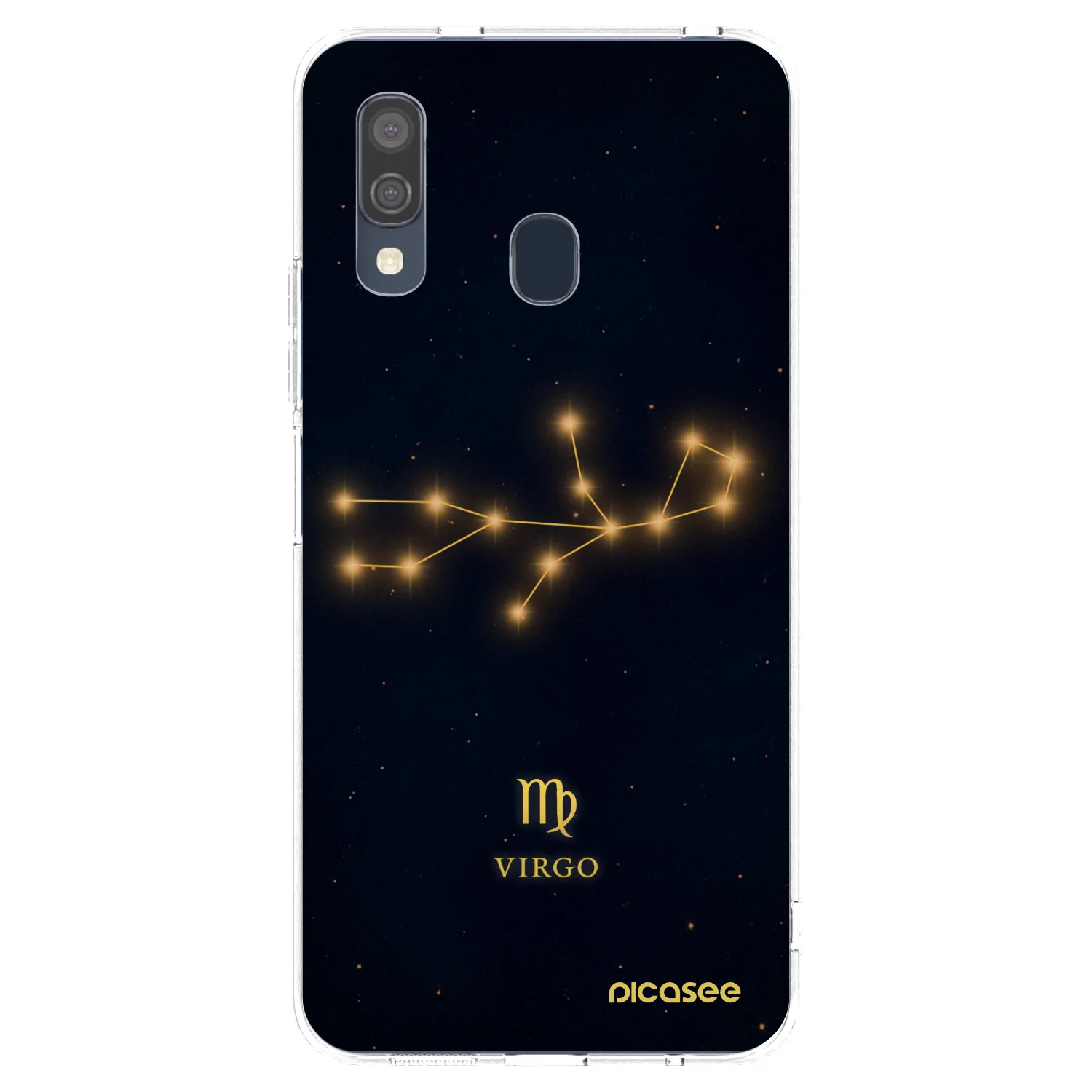 Picasee διαφανής θήκη σιλικόνης Samsung Galaxy A40 A405F - VIRGO