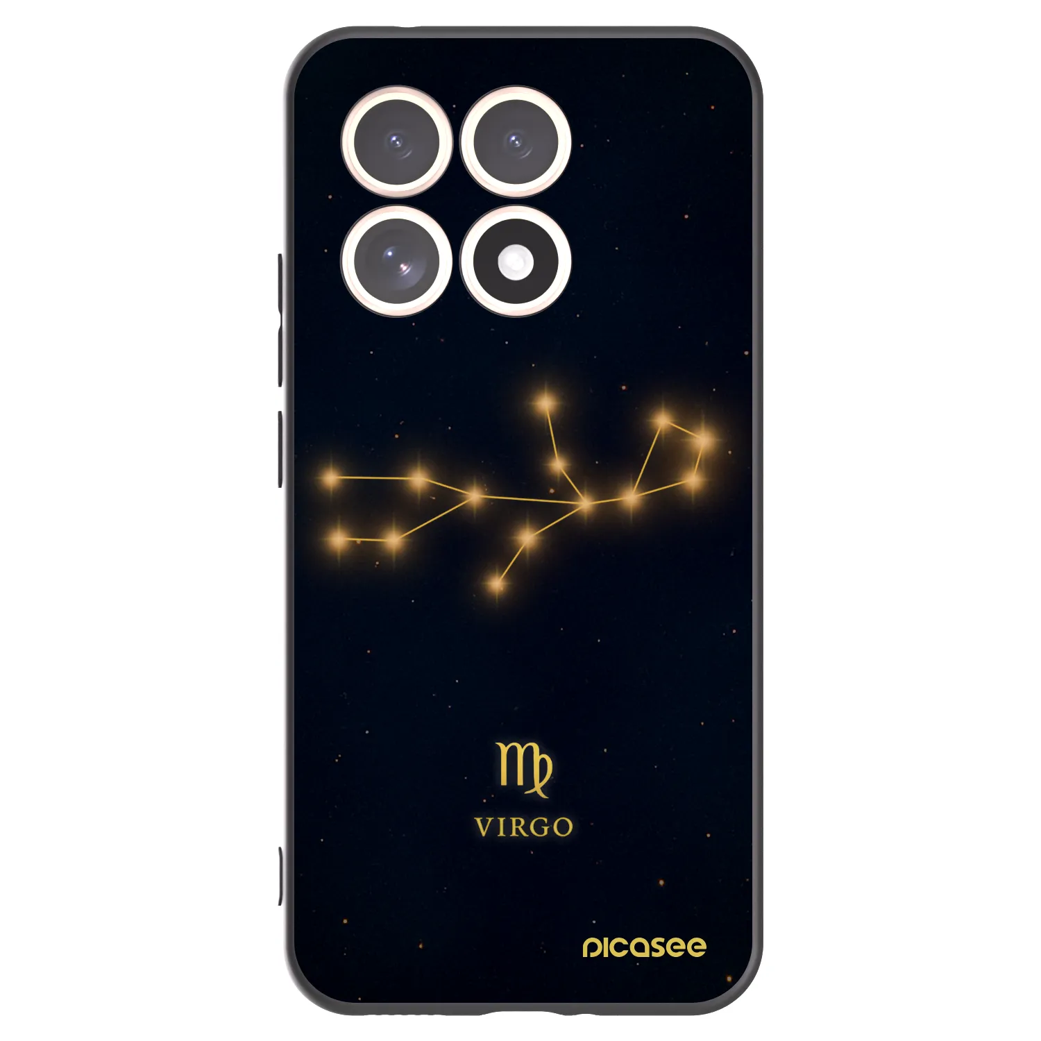 Picasee Μαύρη θήκη σιλικόνης για Xiaomi 15T - VIRGO