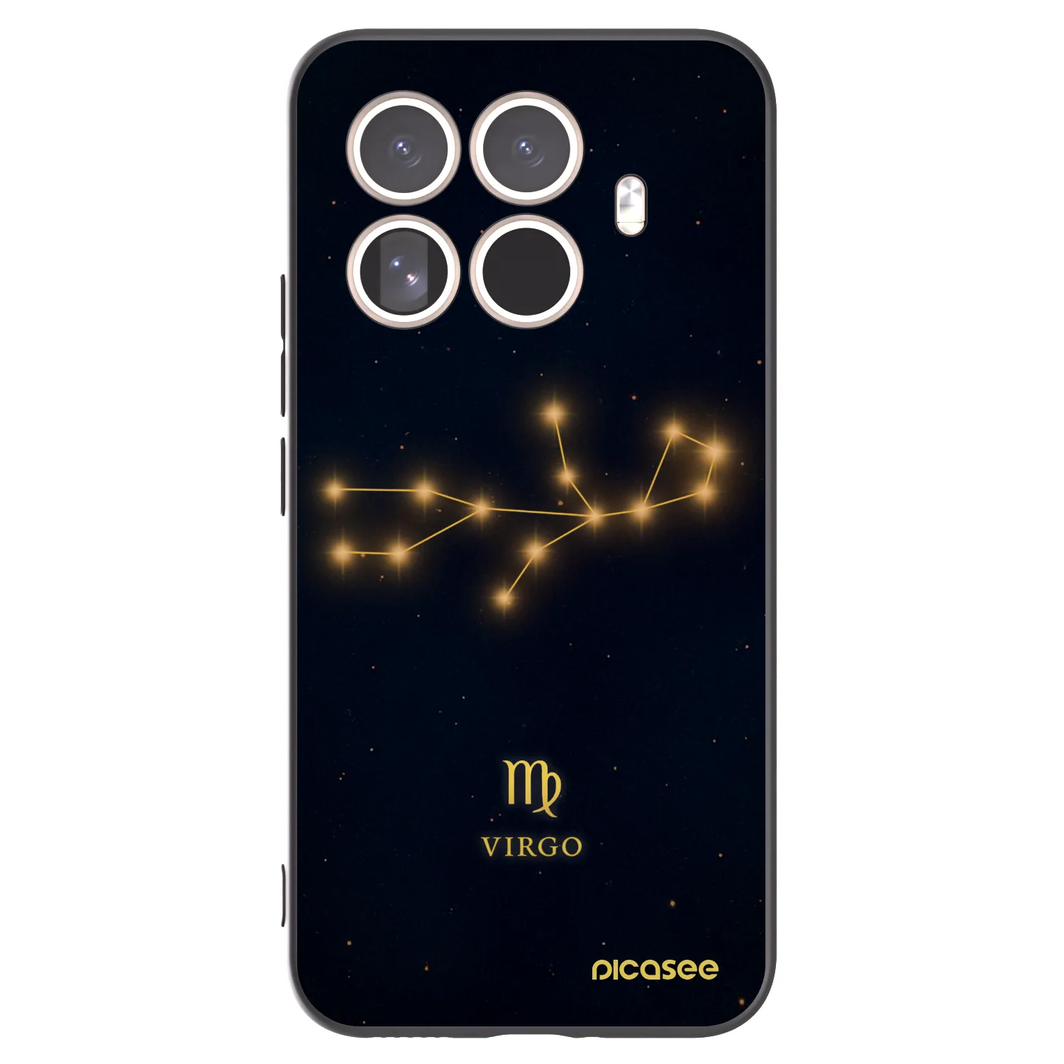 Picasee Μαύρη θήκη σιλικόνης για Xiaomi 15T Pro - VIRGO