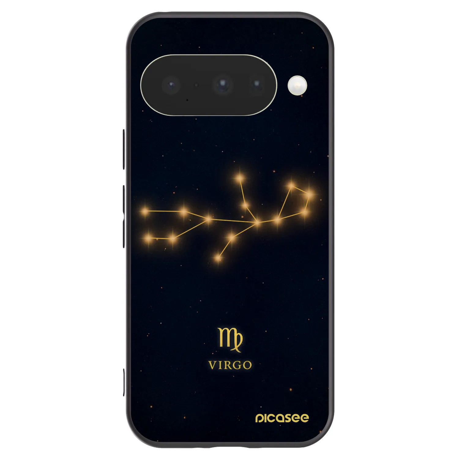 Picasee Μαύρη θήκη σιλικόνης για Google Pixel 10 - VIRGO