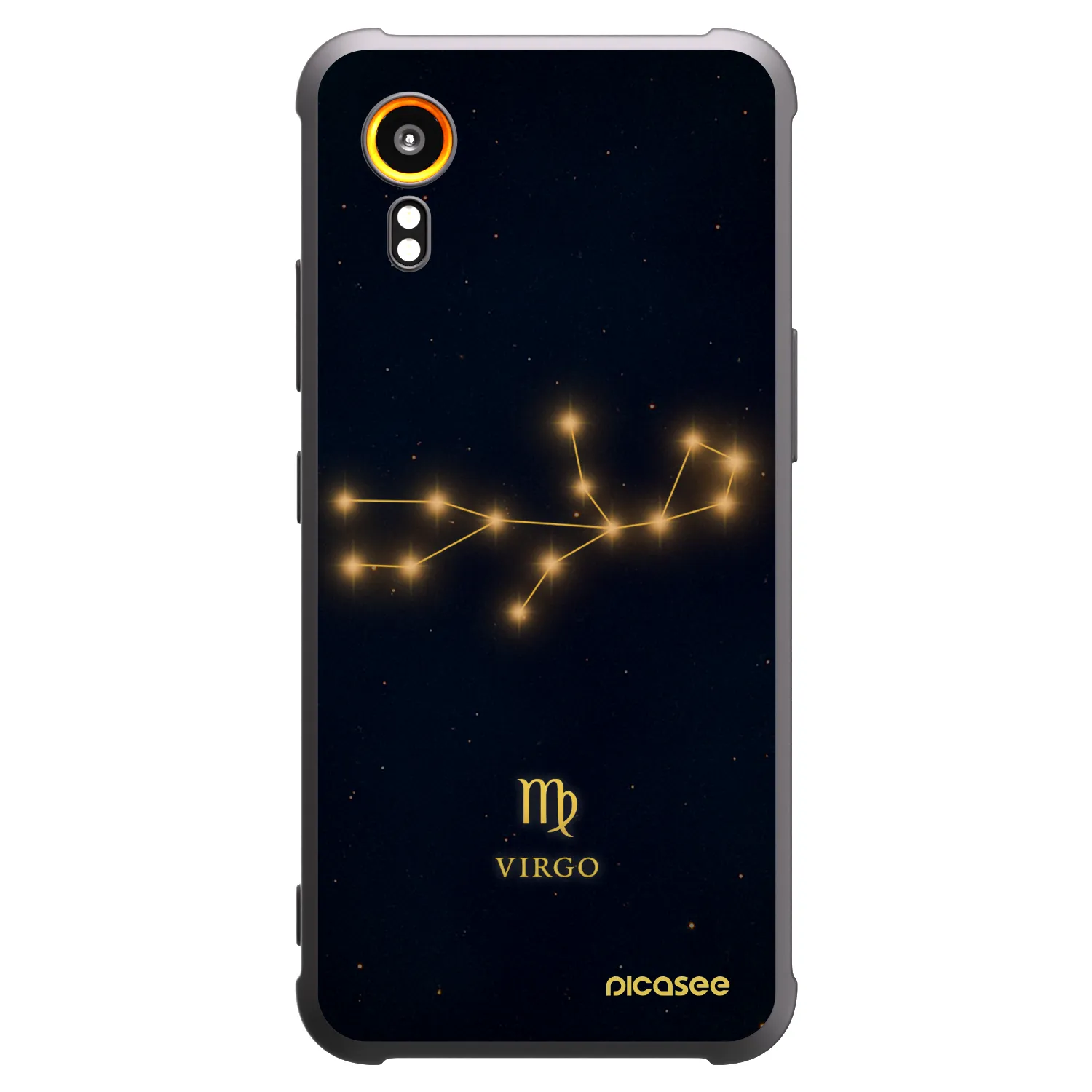 Picasee Μαύρη θήκη σιλικόνης για Samsung Galaxy Xcover 7 - VIRGO