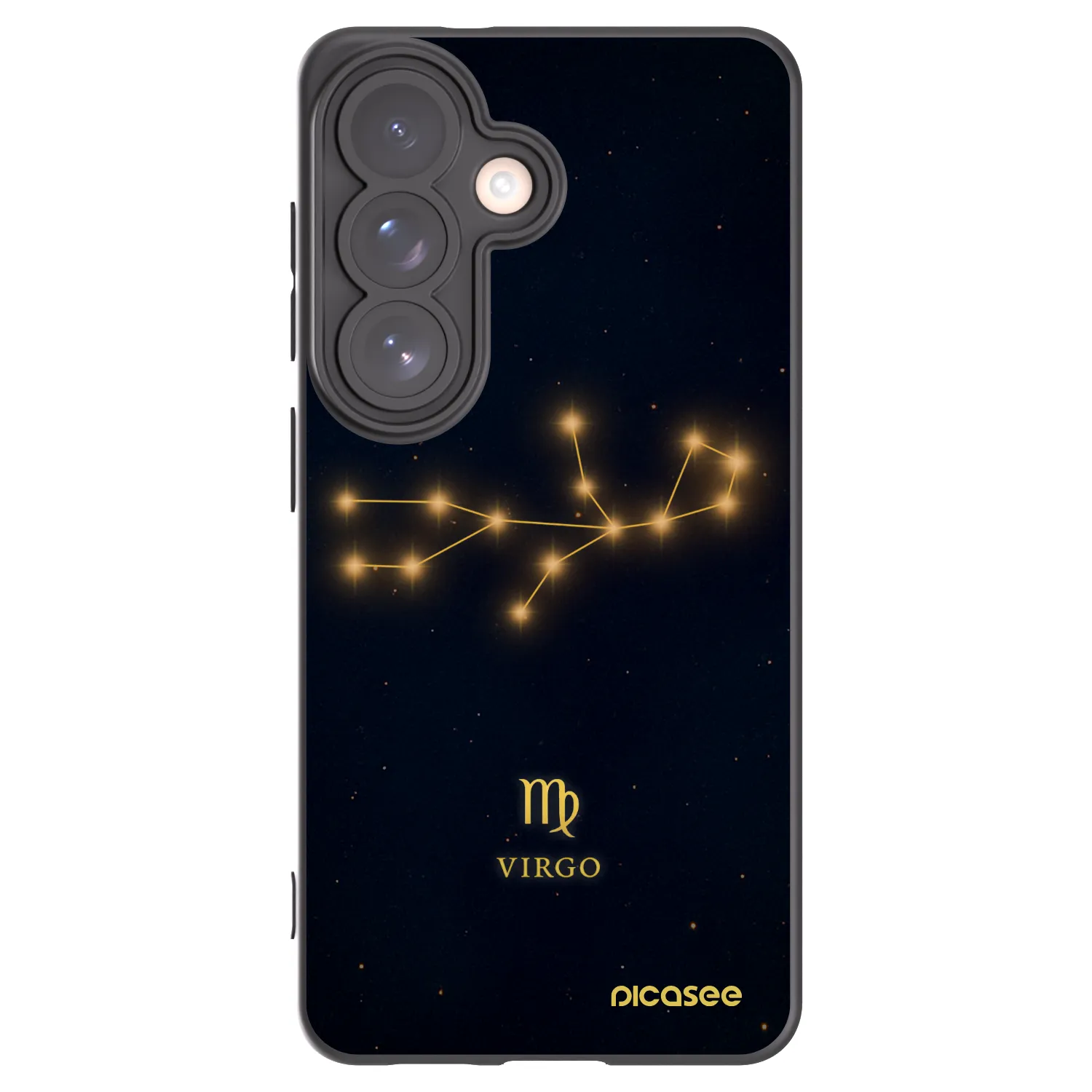Picasee Μαύρη θήκη σιλικόνης για Samsung Galaxy S26 - VIRGO