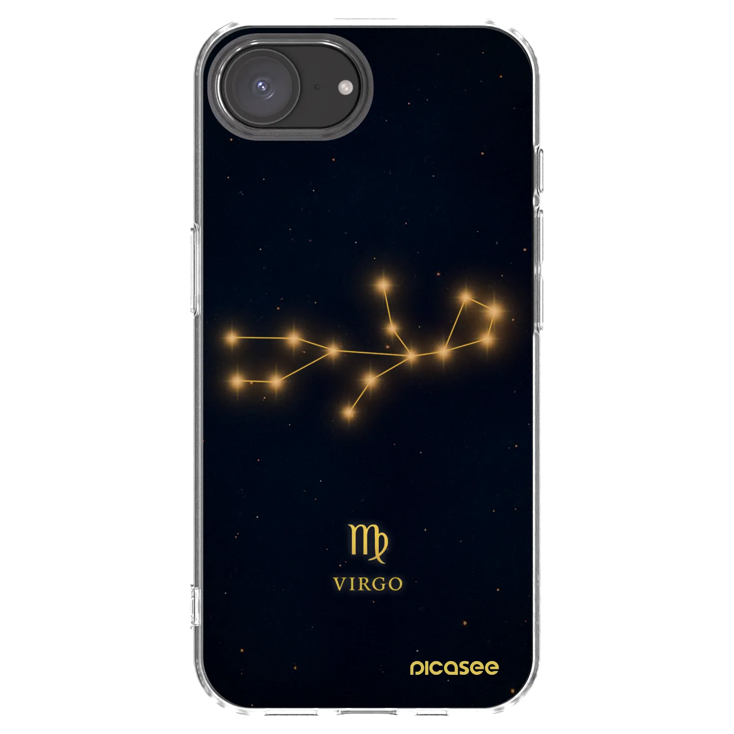 Picasee διαφανής θήκη σιλικόνης Apple iPhone 17e - VIRGO