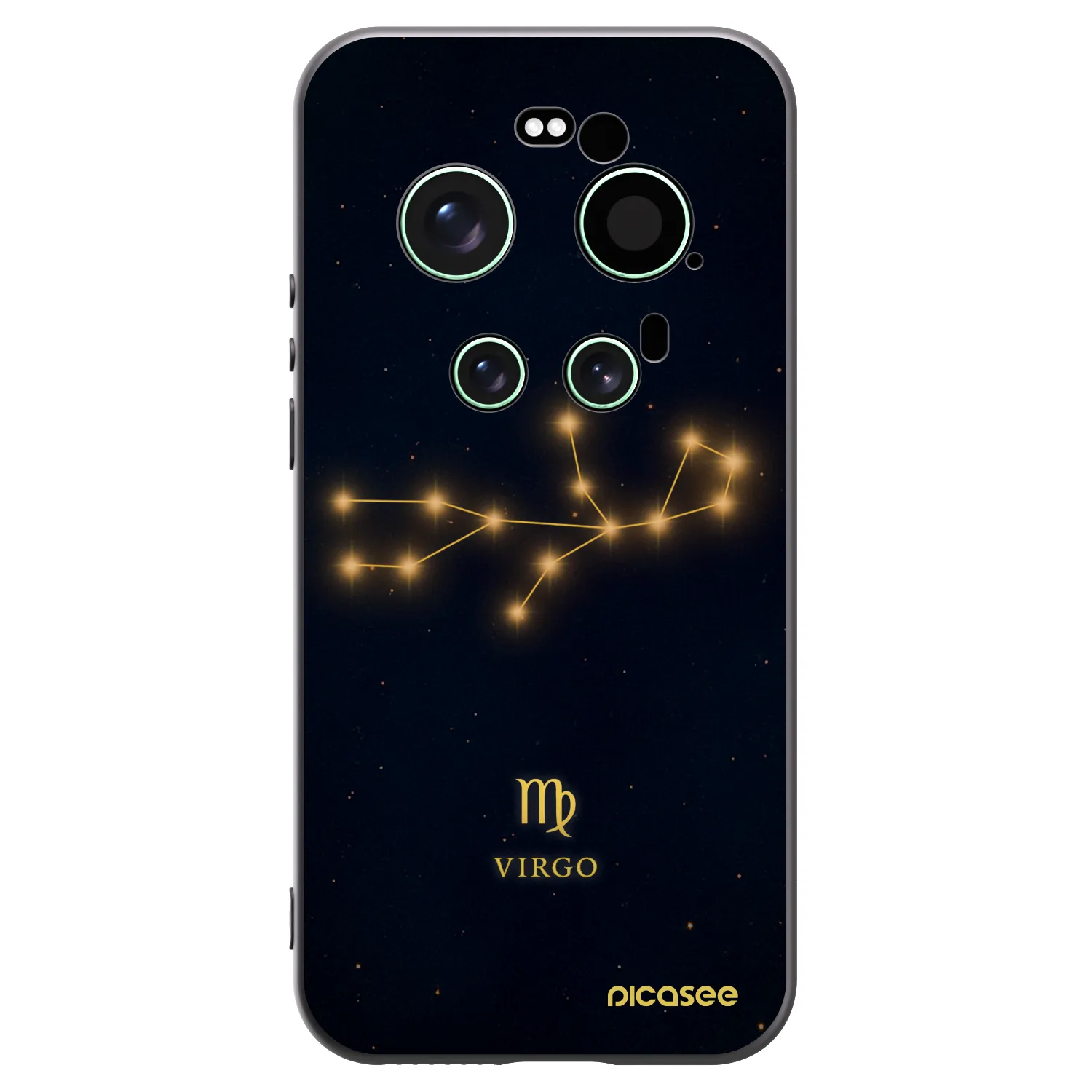 Picasee Μαύρη θήκη σιλικόνης για Xiaomi 17 Ultra - VIRGO