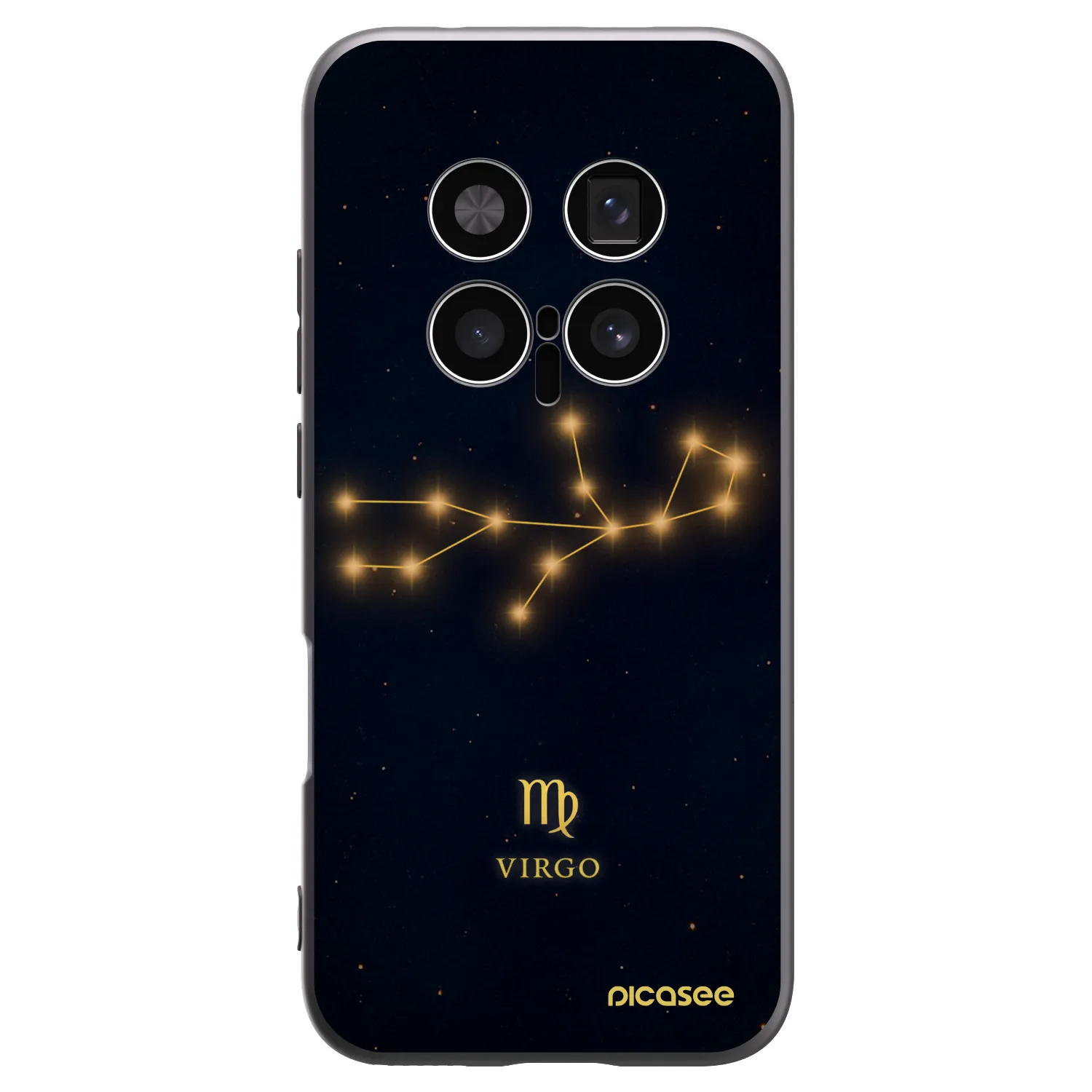 Picasee Μαύρη θήκη σιλικόνης για Honor Magic8 Pro 5G - VIRGO