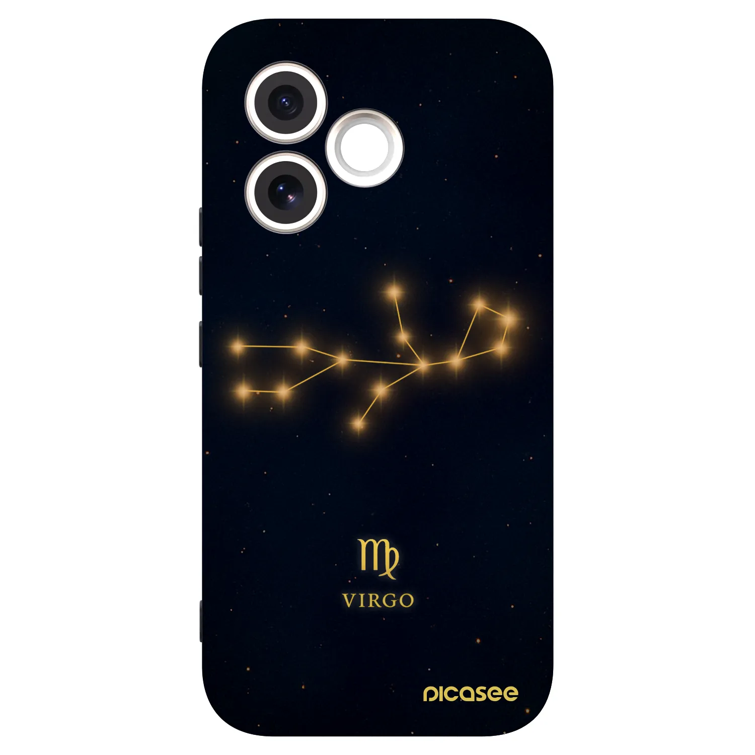 Picasee Μαύρη θήκη σιλικόνης για Honor 600 Lite - VIRGO