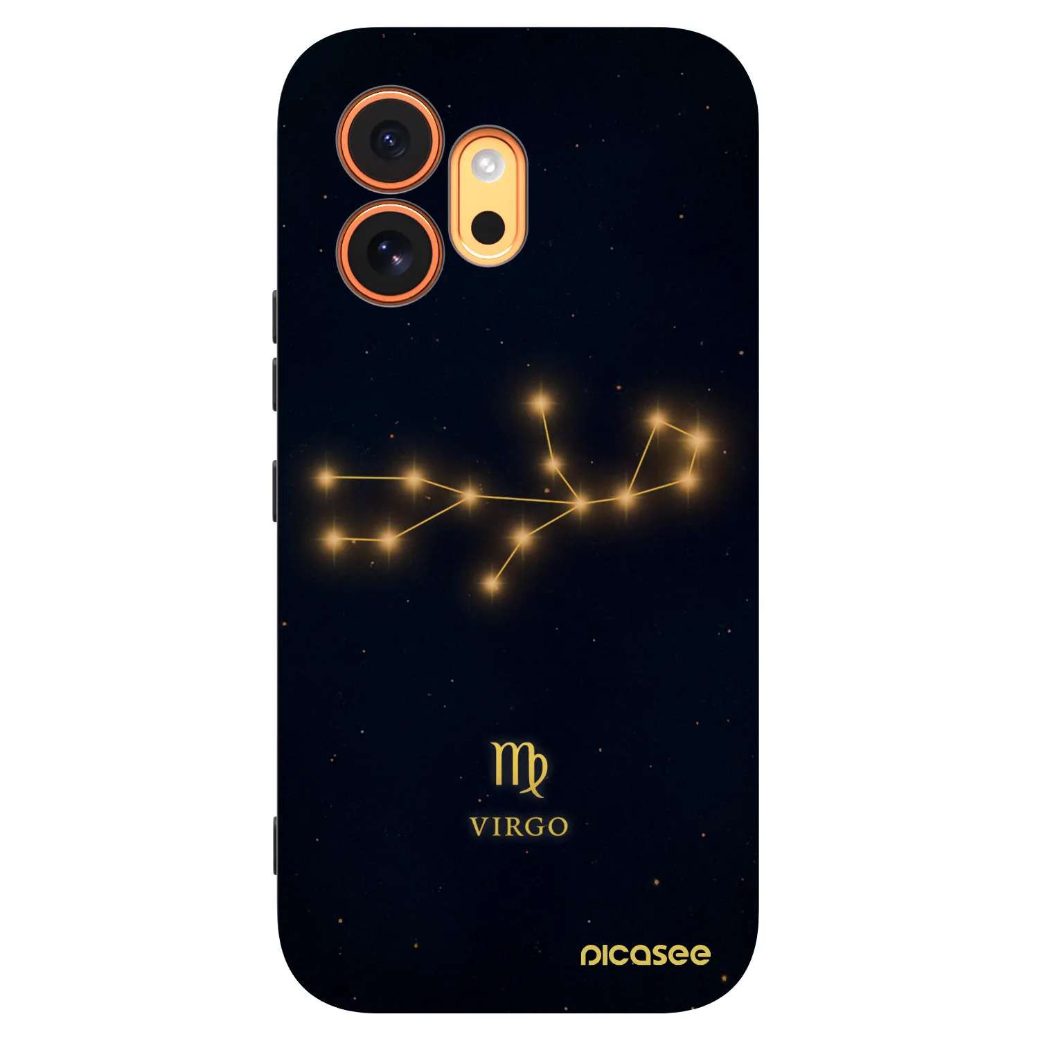 Picasee Μαύρη θήκη σιλικόνης για Honor 600 - VIRGO