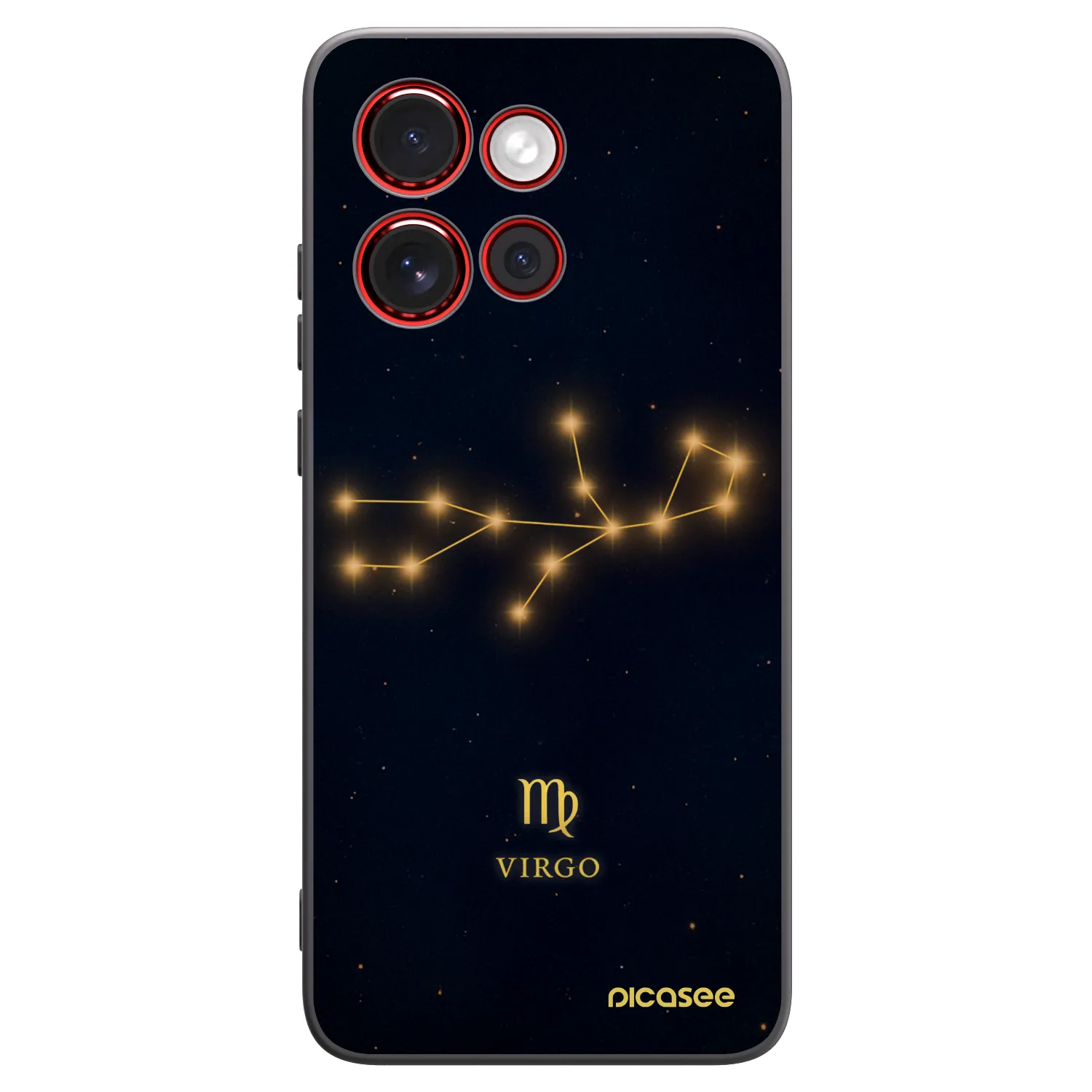 Picasee Μαύρη θήκη σιλικόνης για Motorola Edge 60 Neo 5G - VIRGO