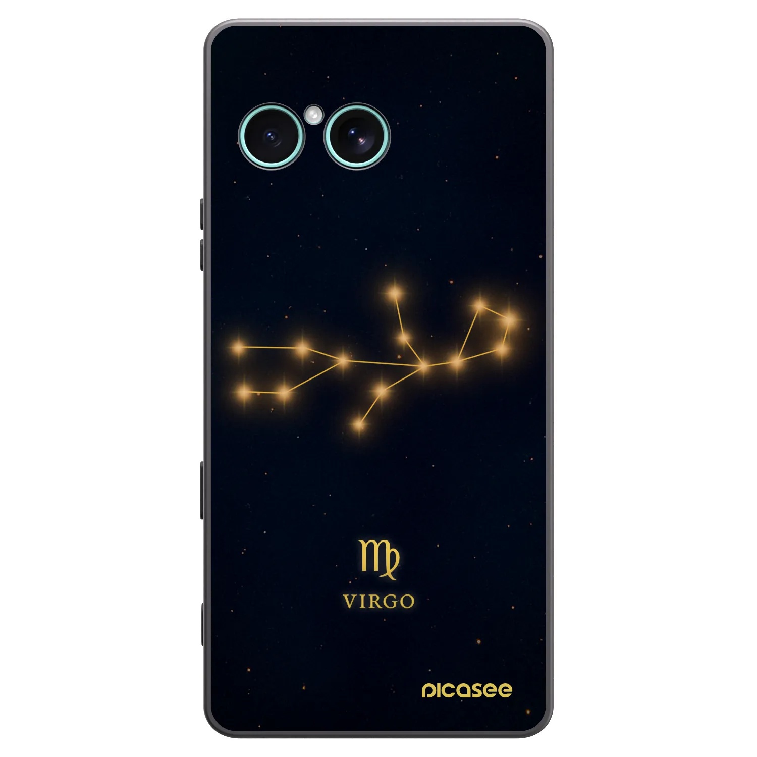 Picasee Μαύρη θήκη σιλικόνης για Sony Xperia 10 VII - VIRGO