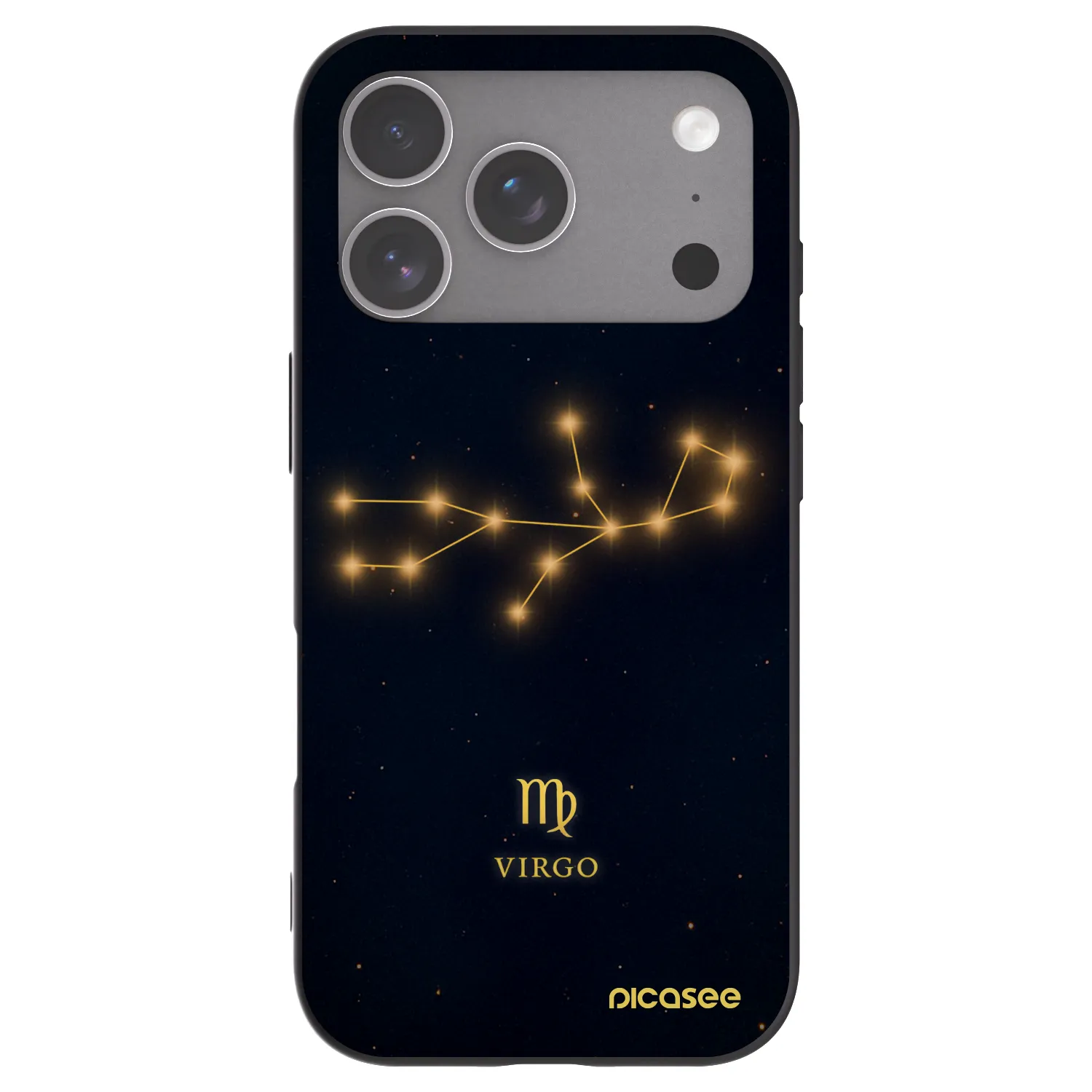Picasee Μαύρη θήκη σιλικόνης για Apple iPhone 18 Pro - VIRGO