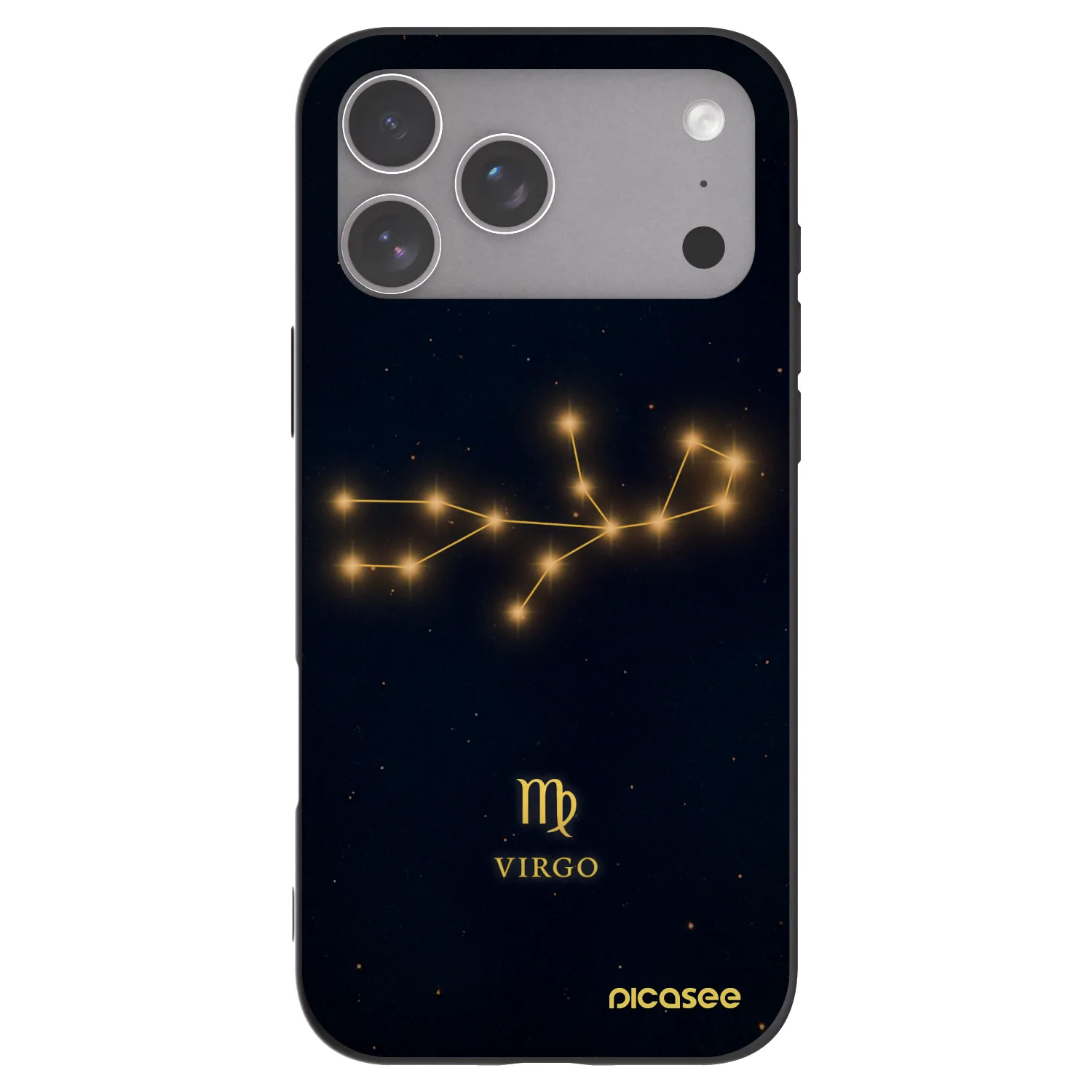 Picasee Μαύρη θήκη σιλικόνης για Apple iPhone 18 Pro Max - VIRGO