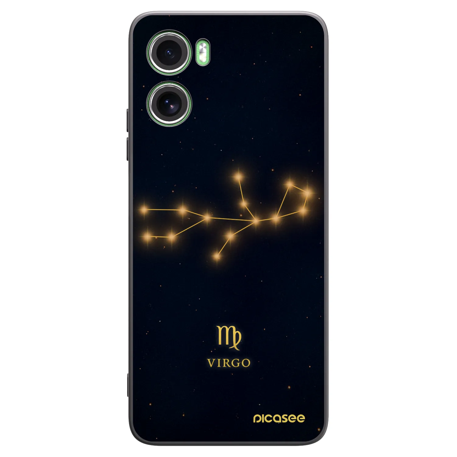 Picasee Μαύρη θήκη σιλικόνης για Motorola Moto G06 - VIRGO