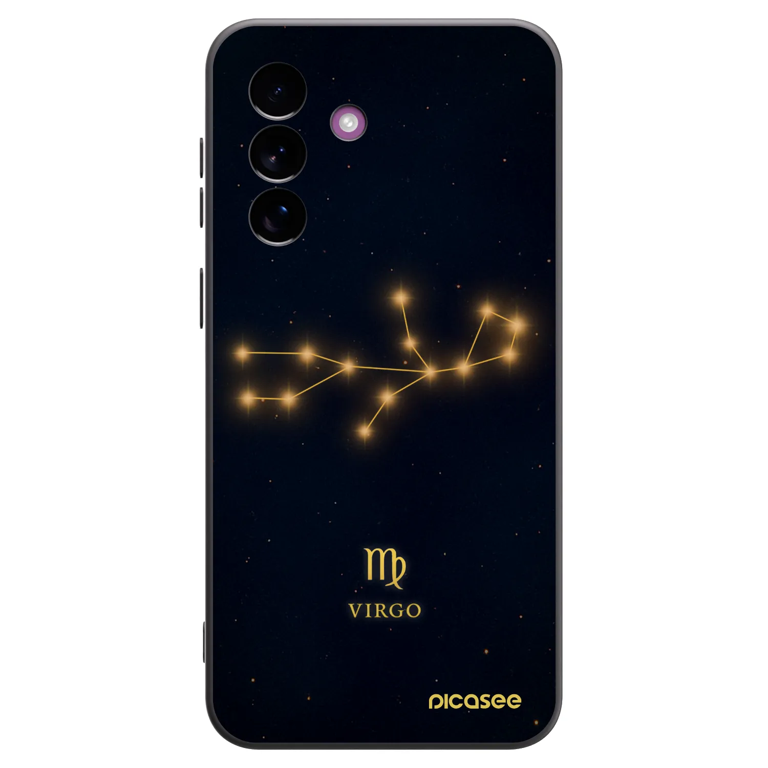 Picasee Μαύρη θήκη σιλικόνης για Samsung Galaxy A37 - VIRGO