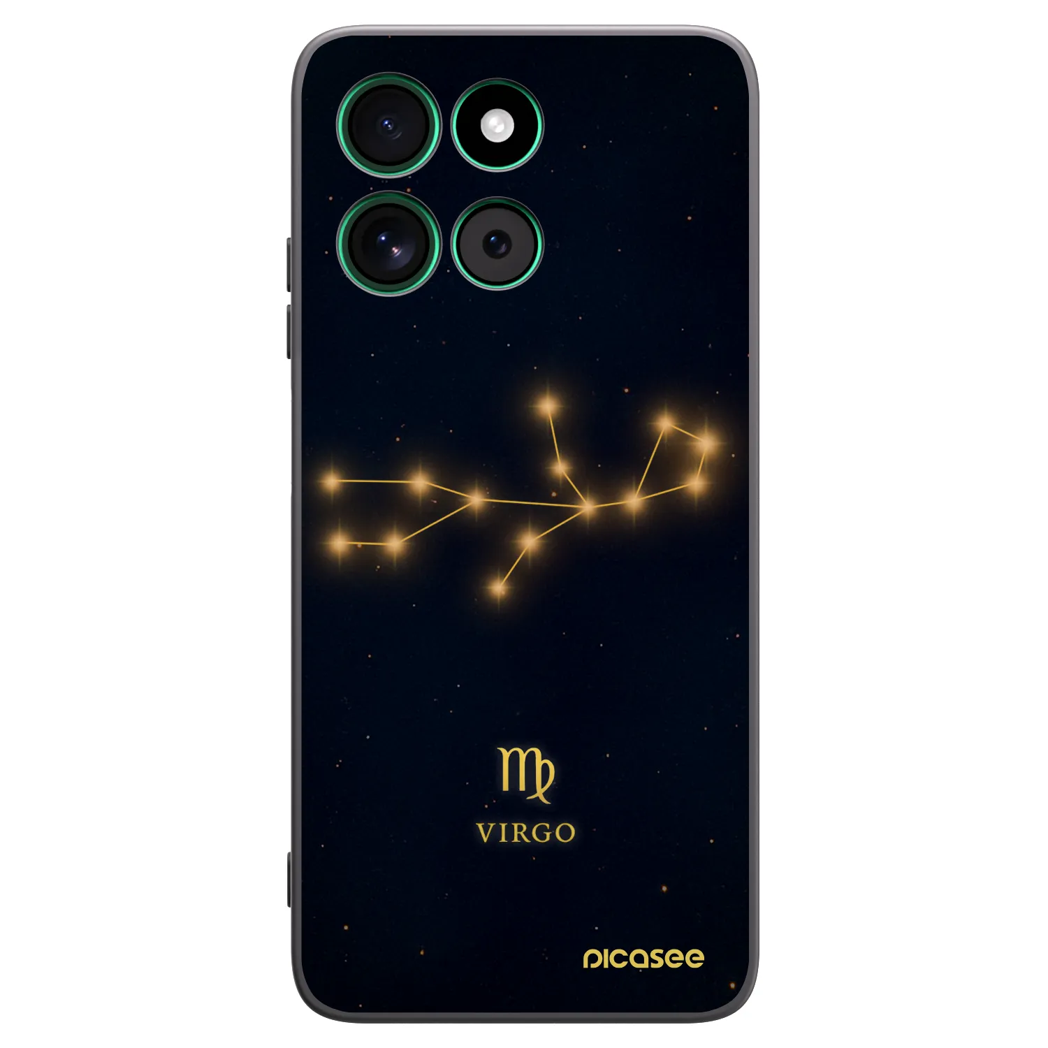 Picasee Μαύρη θήκη σιλικόνης για Motorola Moto G57 Power - VIRGO