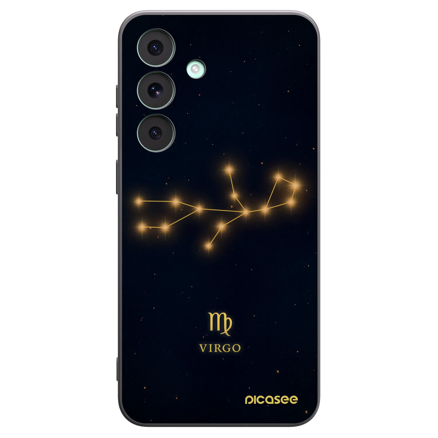 Picasee Μαύρη θήκη σιλικόνης για Samsung Galaxy S26 FE - VIRGO