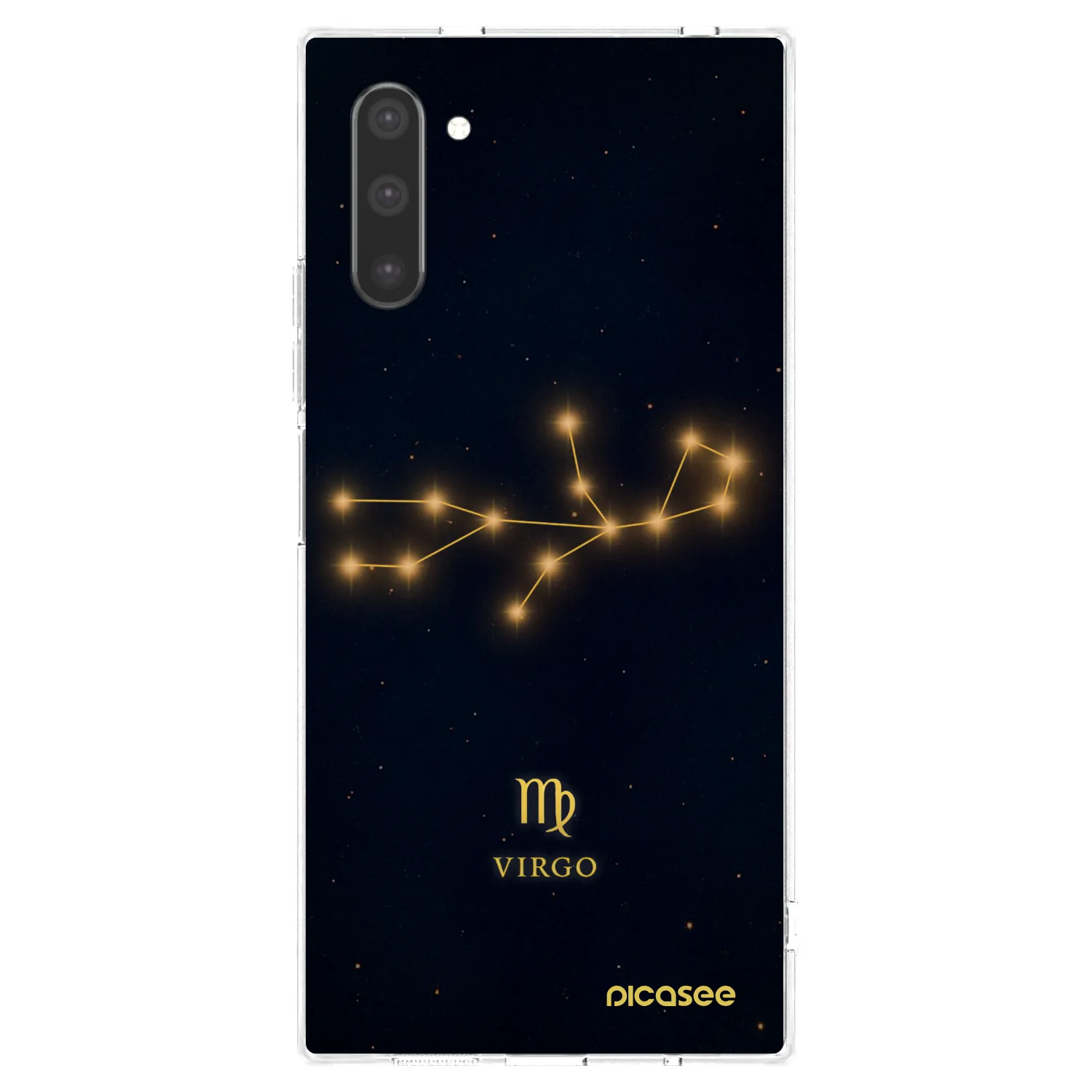 Picasee διαφανής θήκη σιλικόνης Samsung Galaxy Note 10 N970F - VIRGO