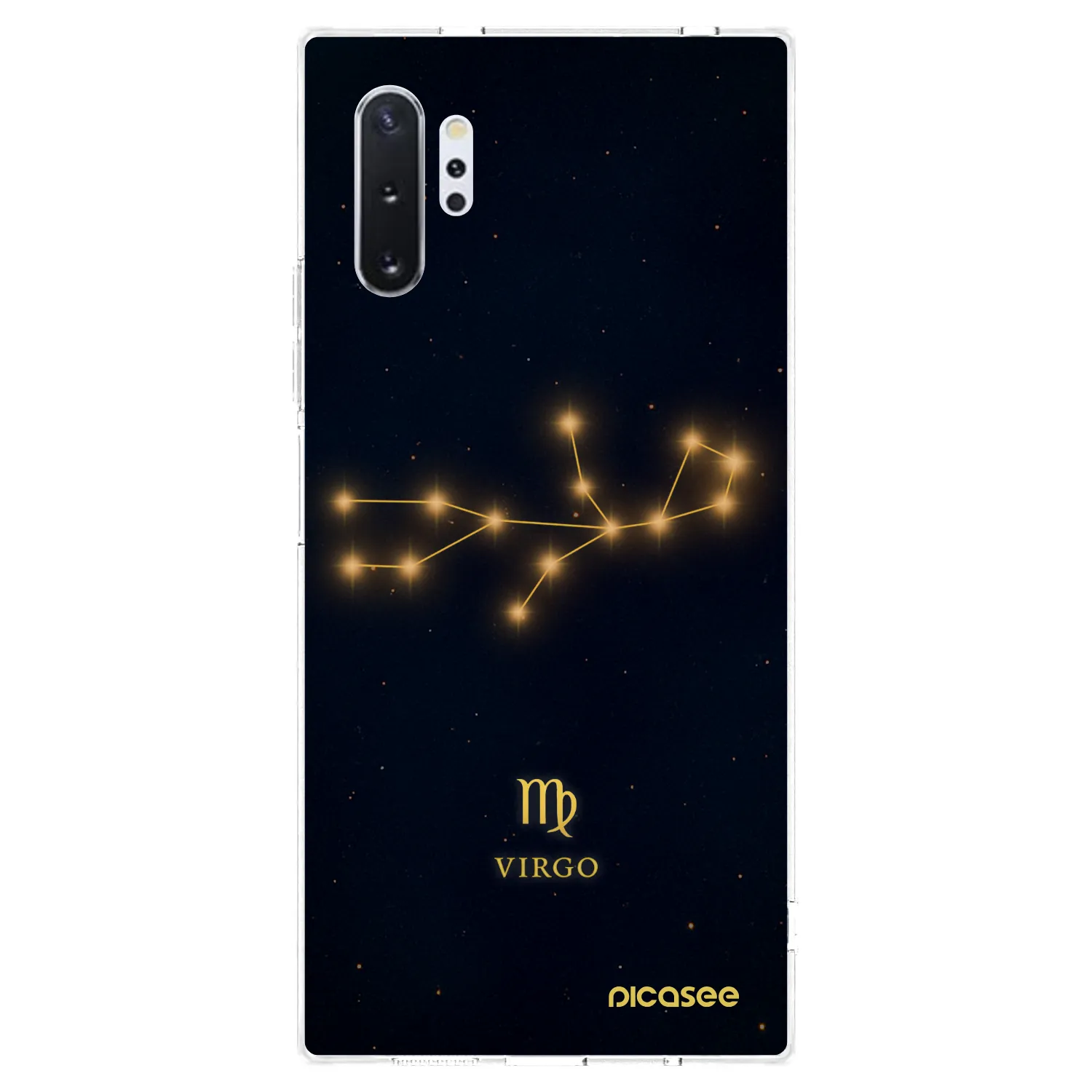 Picasee διαφανής θήκη σιλικόνης Samsung Galaxy Note 10+ N975F - VIRGO