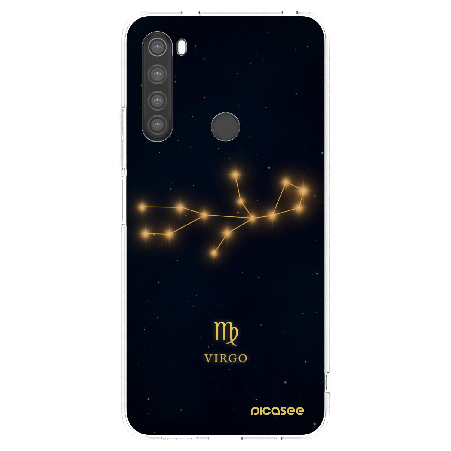 Picasee διαφανής θήκη σιλικόνης Xiaomi Redmi Note 8 - VIRGO