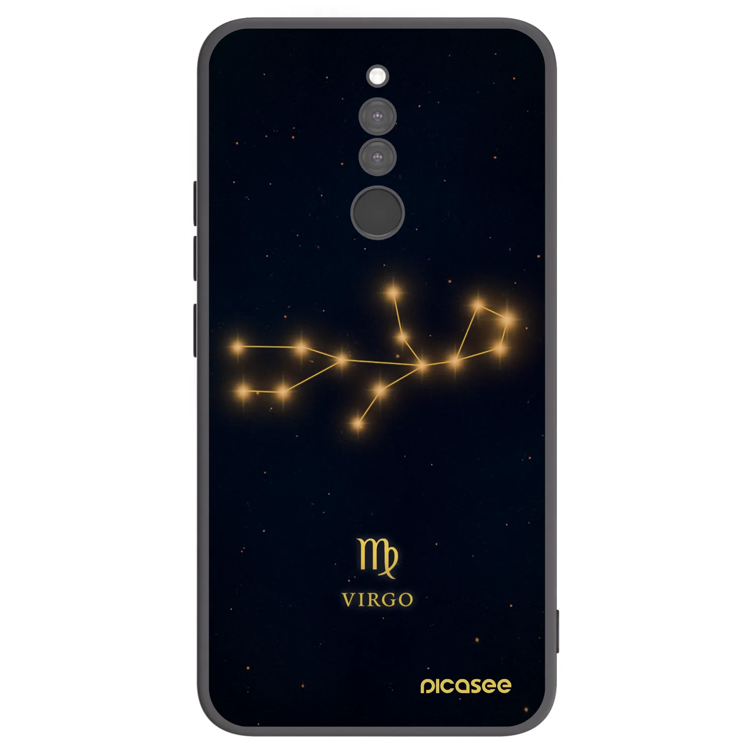 Picasee Μαύρη θήκη σιλικόνης για Xiaomi Redmi 8 - VIRGO