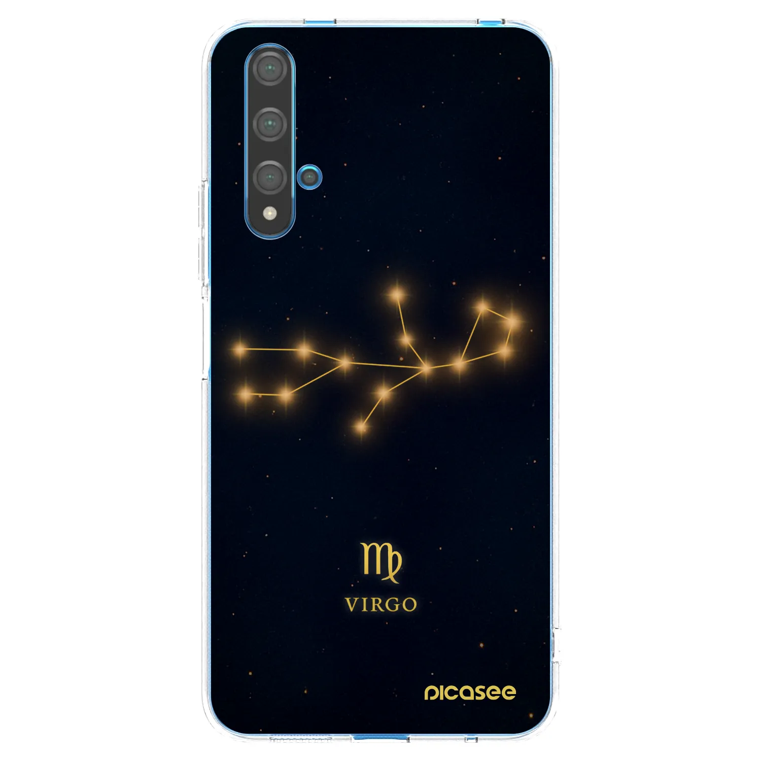 Picasee διαφανής θήκη σιλικόνης Huawei Nova 5T - VIRGO