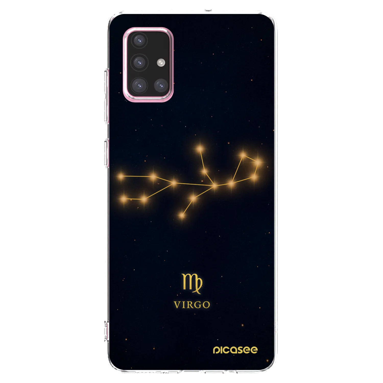 Picasee διαφανής θήκη σιλικόνης Samsung Galaxy A71 A715F - VIRGO