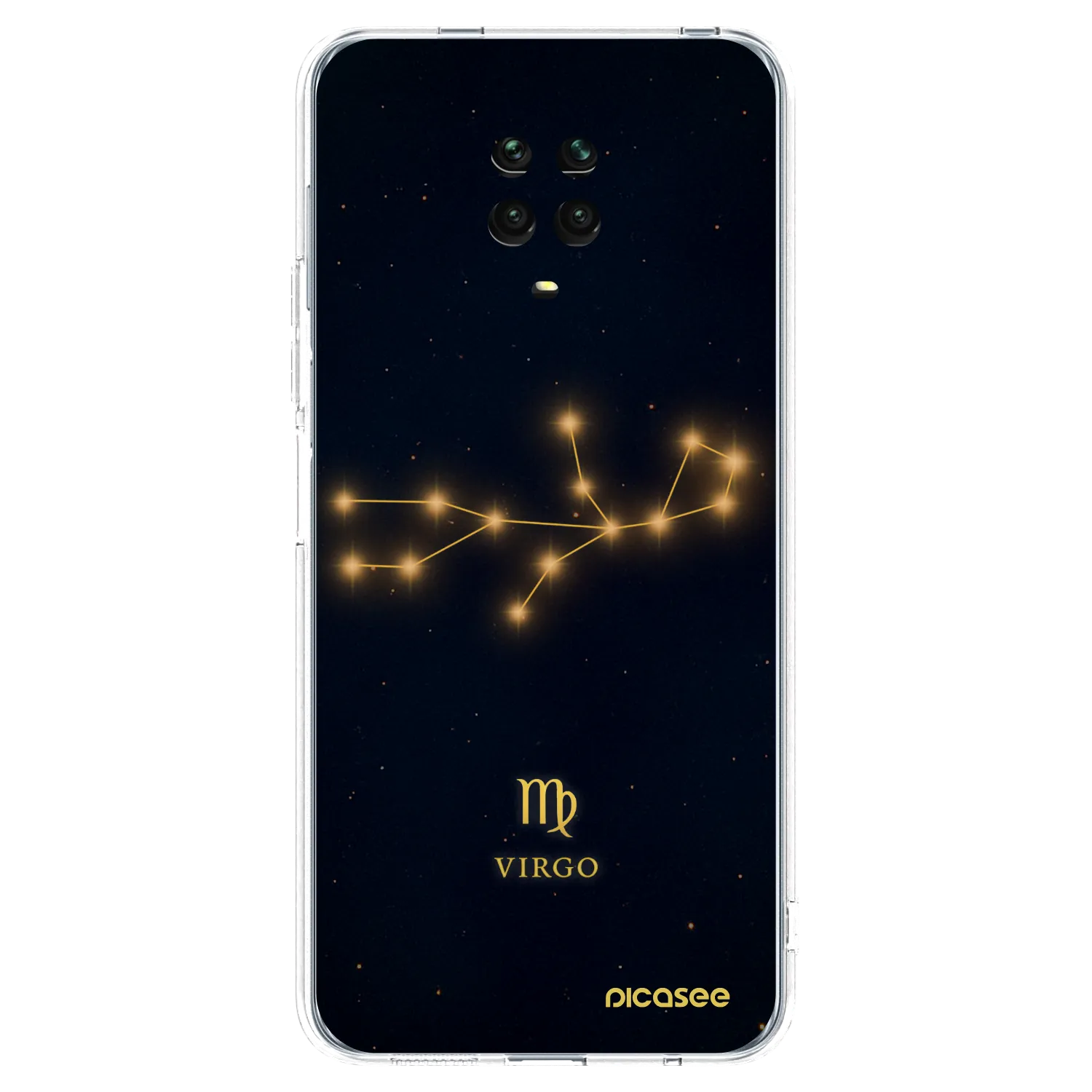 Picasee διαφανής θήκη σιλικόνης Xiaomi Redmi Note 9S - VIRGO