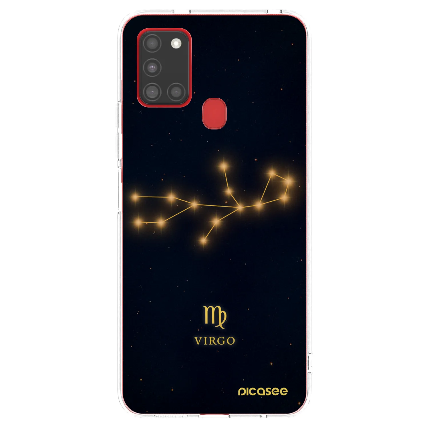 Picasee διαφανής θήκη σιλικόνης Samsung Galaxy A21s - VIRGO