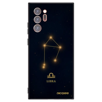 Picasee Μαύρη θήκη σιλικόνης για Samsung Galaxy Note 20 Ultra - LIBRA