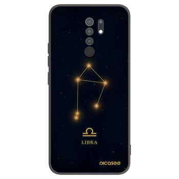 Picasee Μαύρη θήκη σιλικόνης για Xiaomi Redmi 9 - LIBRA