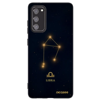 Picasee Μαύρη θήκη σιλικόνης για Samsung Galaxy S20 FE - LIBRA