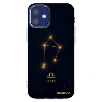 Picasee διαφανής θήκη σιλικόνης Apple iPhone 12 mini - LIBRA