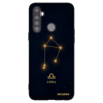 Picasee Μαύρη θήκη σιλικόνης για Realme 5 - LIBRA