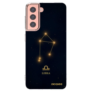 Picasee διαφανής θήκη σιλικόνης Samsung Galaxy S21 5G G991B - LIBRA