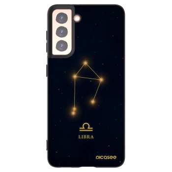 Picasee Μαύρη θήκη σιλικόνης για Samsung Galaxy S21 5G G991B - LIBRA