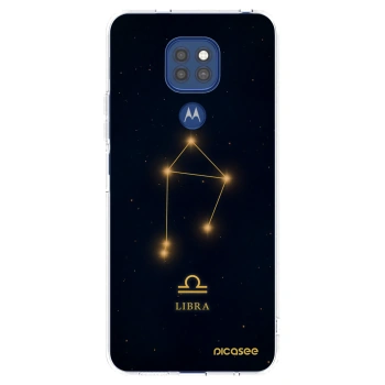 Picasee διαφανής θήκη σιλικόνης Motorola Moto G9 Play - LIBRA