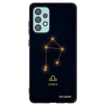 Picasee Μαύρη θήκη σιλικόνης για Samsung Galaxy A72 A725F - LIBRA