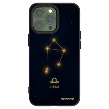 Picasee Μαύρη θήκη σιλικόνης για Apple iPhone 13 Pro - LIBRA