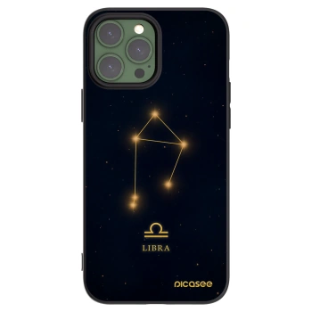 Picasee Μαύρη θήκη σιλικόνης για Apple iPhone 13 Pro Max - LIBRA