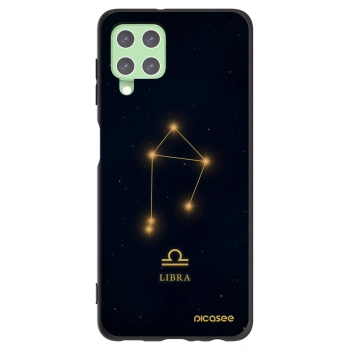 Picasee Μαύρη θήκη σιλικόνης για Samsung Galaxy A22 A225F 4G - LIBRA