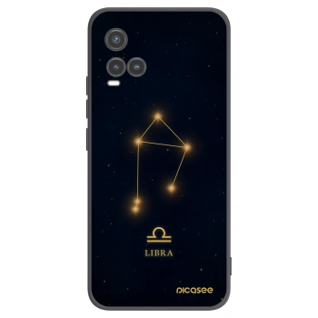 Picasee Μαύρη θήκη σιλικόνης για Vivo Y33s - LIBRA